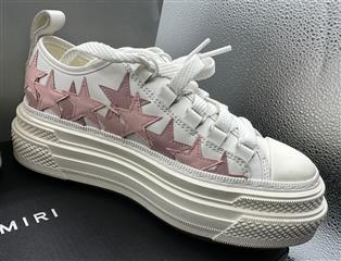 AMIRI Platform Stars Court Low White & Pink (Women